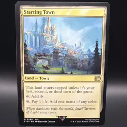 MTG Magic the Gathering Starting Town 289/764 Final Fantasy Regular LP - Image 2