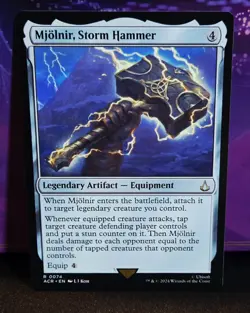 magic the gathering - Mjolnir, Storm Hammer - Legendary Artifact - Equipment - Image 1
