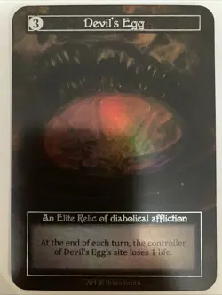 Sorcery Contested Realm Beta Elite Devil's Egg Foil / NM/M - Image 1