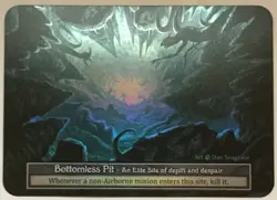 Bottomless Pit Foil - Sorcery Contested Realm Beta - Image 1