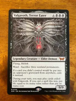 Valgavoth, Terror Eater - Near Mint NM - Duskmourn - MTG: Magic the Gathering - Image 1