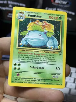 Venusaur 18/130 Base Set 2 2000 Holo Rare WOTC Pokemon Card TCG - Image 4