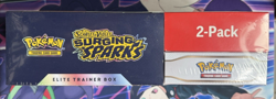 Pokemon Surging Sparks ETB + Booster Bundle Costco 2-pack Factory Sealed - Image 3