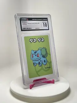 CGC 10 Bulbasaur Old Maid 2019 Japanese Pokemon Card - Image 1
