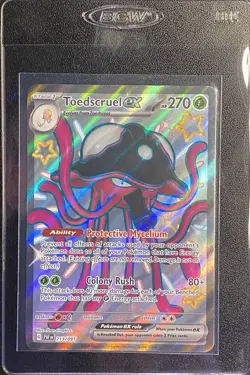 Toedscruel ex Full Art UR 213/091 Pokemon TCG S&V Paldean Fates Shiny Ultra Rare - Image 5
