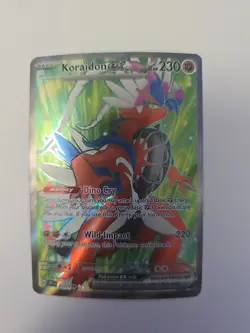 Pokemon TCG Scarlet & Violet Koraidon EX Ultra Rare Card 231/198 Mint Condition - Image 1