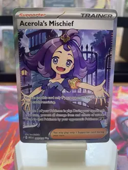 Pokemon Acerola's Mischief Ultra Rare Trainer Me01: Mega Evolution 165/132 - Image 1