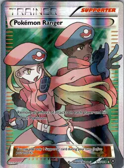 Pokemon Ranger (Full Art) Ultra Rare XY - Steam Siege 113/114 NM Holo - Image 1