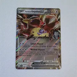 Pokemon TCG Ascended Heros Team Rocket's Kangaskhan EX Holo 162/217 - Image 1