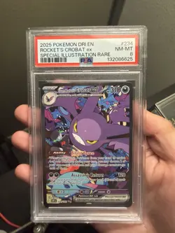 Pokemon TCG Team Rockets Crobat EX Destined Rivals #234/182 - Image 1