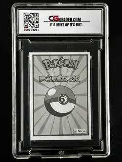 2023 Pokemon BGS PSA CGC Nico CG 8 Charizard Red Sticker 6 Nintendo - Image 2