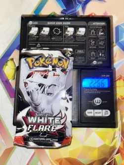 Very Heavy! 22.66g Pokemon TCG SV10.5 White Flare Booster Pack Sealed! - Image 1