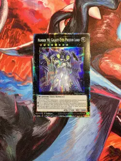 Yugioh! Number 90: Galaxy-Eyes Photon Lord MP25-EN033 Starlight Rare 1st NM - Image 1