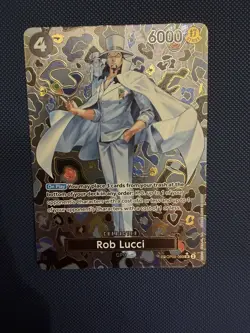 One Piece Rob Lucci SP Alt Art Card OP05-093 Near Mint - Image 1