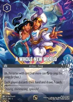 Rare!! Disney Lorcana: A Whole New World PROMO Card 10/C1 Sealed Pack (20 Cards) - Image 3