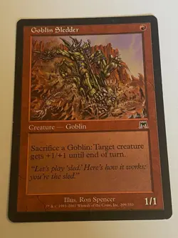 Goblin Sledder - Magic the Gathering MTG Onslaught Single Card - Image 1