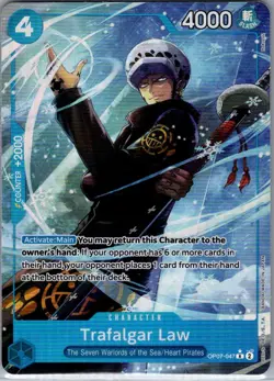 Trafalgar Law Alt Art OP07-047 English 500 Years in Future - One Piece Card - NM - Image 1