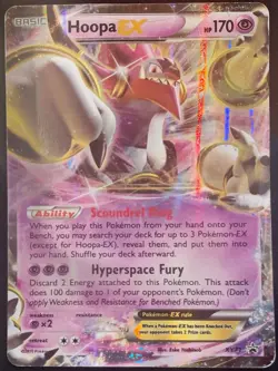 Pokemon Hoopa EX XY71 Black Star Promo Holo Card XY Set HP 170 - Image 1