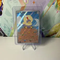 Pokemon Rufflet 154/086 Sv: Black Bolt Illustration Rare Holo English Card - Image 1