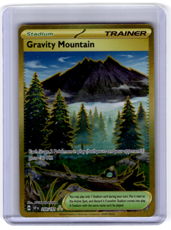 Pokemon TCG Surging Sparks Gravity Mountain 250/191 Gold Hyper Rare Card - Image 1