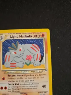 Pokemon Neo Destiny Light Machoke Card 49/105 Regular NM Condition - Image 3