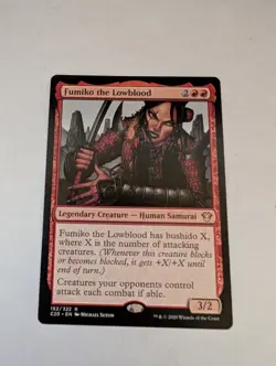 Fumiko the Lowblood Commander 2020 Regular MTG NM - Image 1