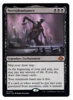MTG Necrodominance, Modern Horizons 3 (MH3) Regular Near Mint Magic NM - Image 1