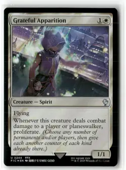 Grateful Apparition Commander: Final Fantasy Surge Foil NM MTG - Image 1