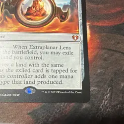 Extraplanar Lens Commander Masters MTG NM - Image 4