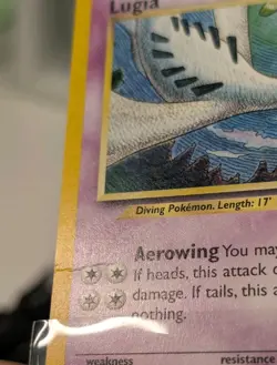 LUGIA 20/64 NON HOLO NEO REVELATION POKEMON TCG DAMAGED READ - Image 3