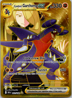 Cynthia’s Garchomp EX 241/182 Hyper Rare - Pokemon Destined Rivals - NM - Image 1