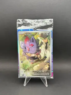 Pokemon TCG - N's Zorua SVP 189 Journey Together ETB Promo Sealed - Image 1