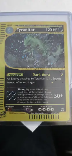 Pokemon TCG Tyranitar Expedition Base Set NM FANART - Image 1