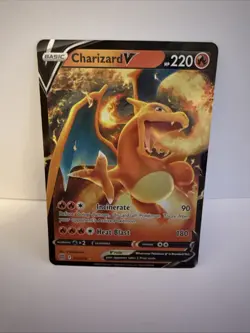 Charizard V 017/172 SWSH09: Brilliant Stars NM Pokemon 2022 - Image 1