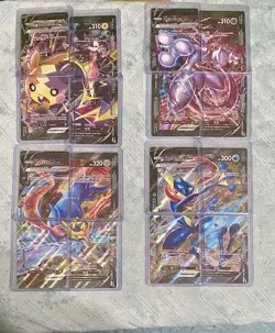 Pokemon TCG SWSH Mewtwo Greninja Zacian Morpeko V-UNION 4 Sets Of 4 Promos - Image 2