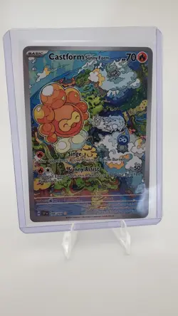 Castform Sunny Form 195/191 Sv08: Surging Sparks Holo Pokemon TCG - Image 3