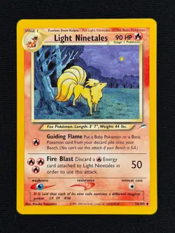 LIGHT NINETALES (NM/LP) - Neo Destiny 50/105 - Pokemon TCG - Uncommon - Image 1