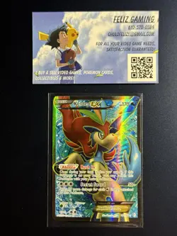 Pokemon Keldeo EX 142/149 Boundaries Crossed Full Art Ultra Rare Holo - Image 1