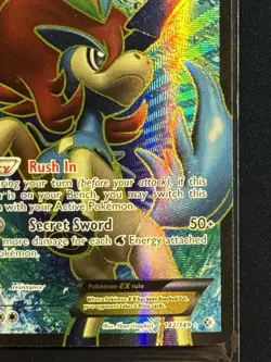 Pokemon Keldeo EX 142/149 Boundaries Crossed Full Art Ultra Rare Holo - Image 5