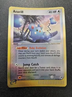 Pokemon EX Sandstorm Azurill Reverse Holo 31/00 EXC-NEAR MINT - Image 1