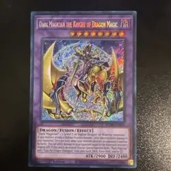 Yu-Gi-Oh! Dark Magician the Knight of Dragon Magic BLMR-EN001 Secret Rare - Image 1