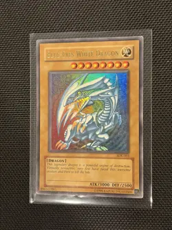 YuGiOh GLOSSY Blue Eyes White Dragon SDK-001 Ultra Rare 💎 - Image 2