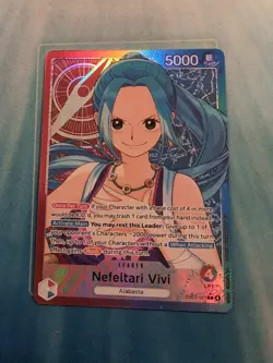 One Piece EB03-001 Heroines Nefeltari Vivi Leader Alt Art English - Image 1