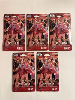 ONE PIECE Heroines EB-03 Sleeved Booster pack English (Lot of 5) - Image 1