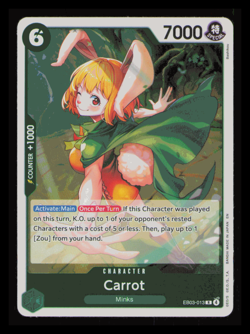 Carrot EB03-013 Extra Booster: One Piece Heroines Edition Foil NM TCG - Image 1