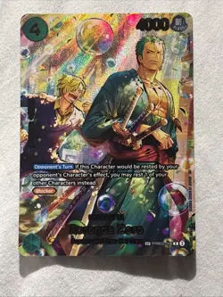 One Piece CCG Roronoa Zoro PRB02-006 (SP) Bubble Zoro - Image 1