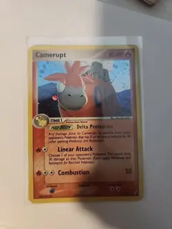 Camerupt - 3/100 - Pokemon Crystal Guardians Holo Card LP Vintage Holographic - Image 1