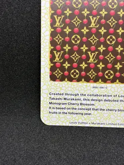 Louis Vuitton x Murakami Trading Card Monogram Cherry Designs Japanese 030 - Image 5