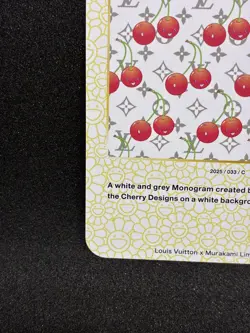 Louis Vuitton x Murakami Trading Card 033 LV Monogram Cherry Blossom Japanese - Image 5