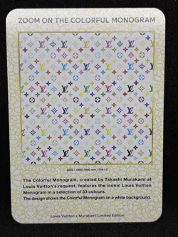 Louis Vuitton x Takashi Murakami Colorful Monogram Trading Card 018 Japan - Image 1
